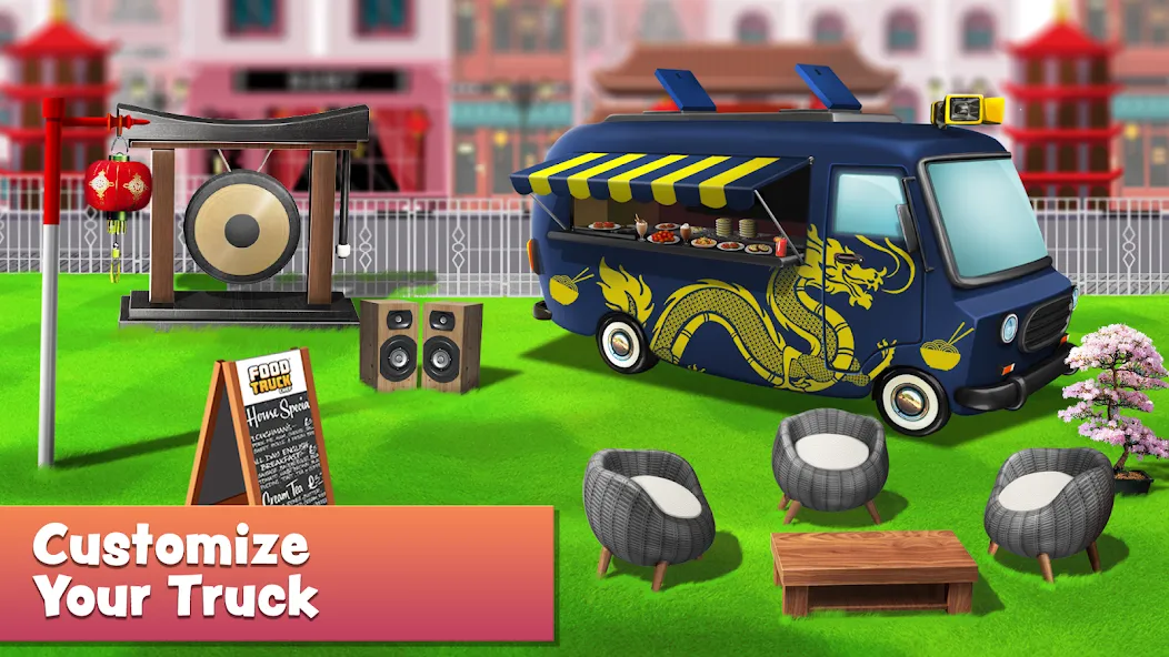 Food Truck Chef™ Cooking Games (Фуд Трак Шеф) [МОД: Бесконечные деньги, Монеты и Мега MOD] Screenshot 4