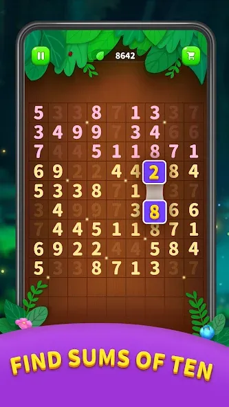 Number Match - Ten Pair Puzzle (Намбер Матч) [МОД: Много монет, Открытые уровни и Мега MOD] Screenshot 2