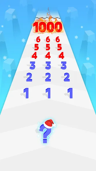 Number Merge: Run Master 3D (Намбер Мердж) [МОД: Меню, Бесконечные монеты и Открытые уровни] Screenshot 1
