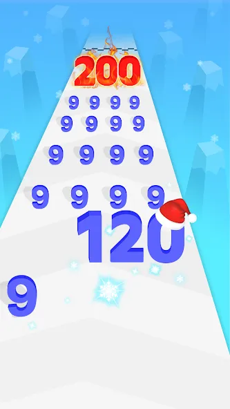 Number Merge: Run Master 3D (Намбер Мердж) [МОД: Меню, Бесконечные монеты и Открытые уровни] Screenshot 2