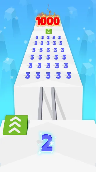 Number Merge: Run Master 3D (Намбер Мердж) [МОД: Меню, Бесконечные монеты и Открытые уровни] Screenshot 4