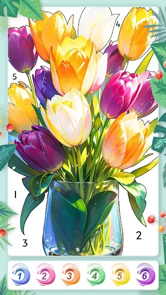 Season Summer Coloring Games [МОД: Много денег, Монет и Все открыто] Screenshot 4