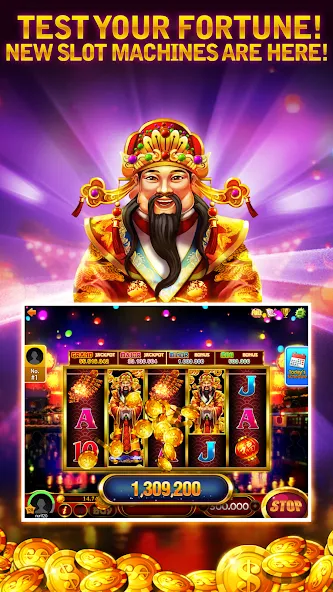 Cash Bay Casino - Slots game (Кэш Бэй Казино) [МОД: Меню, Бесконечные монеты и Открытые уровни] Screenshot 2