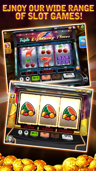 Cash Bay Casino - Slots game (Кэш Бэй Казино) [МОД: Меню, Бесконечные монеты и Открытые уровни] Screenshot 3