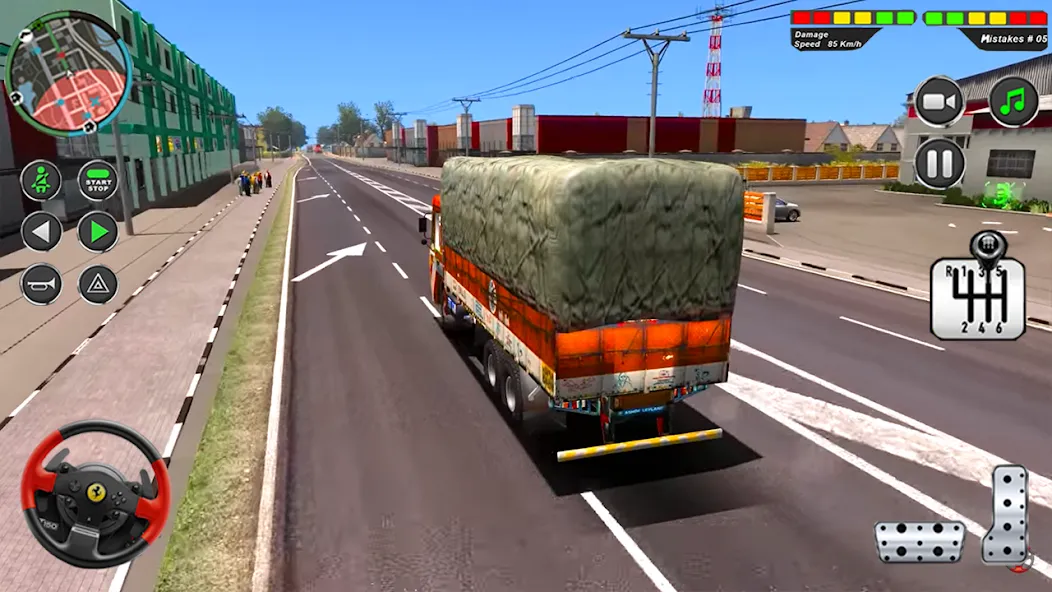 Indian Heavy Truck Delivery 3D [МОД: Бесконечные деньги, Монеты и Мега MOD] Screenshot 2