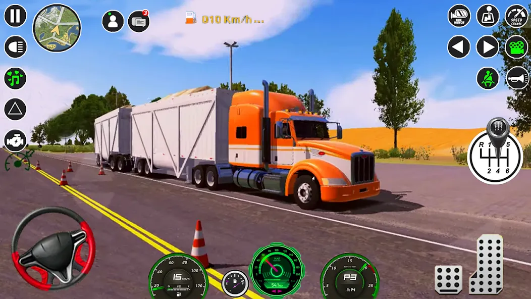 American Cargo City Driving 3D [МОД: Много денег, Монет и Все открыто] Screenshot 2