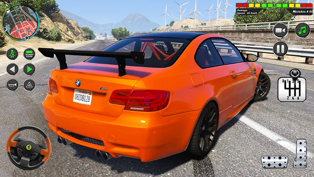 Modern Car Advance Driving 3D [МОД: Бесконечные деньги, Монеты и Мега MOD] Screenshot 2