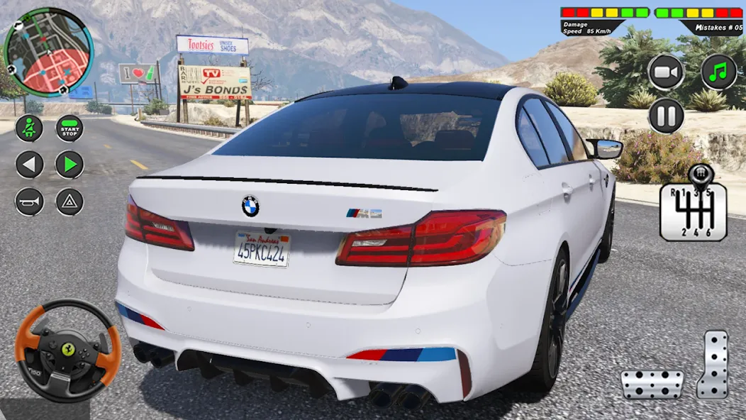 Modern Car Advance Driving 3D [МОД: Бесконечные деньги, Монеты и Мега MOD] Screenshot 5