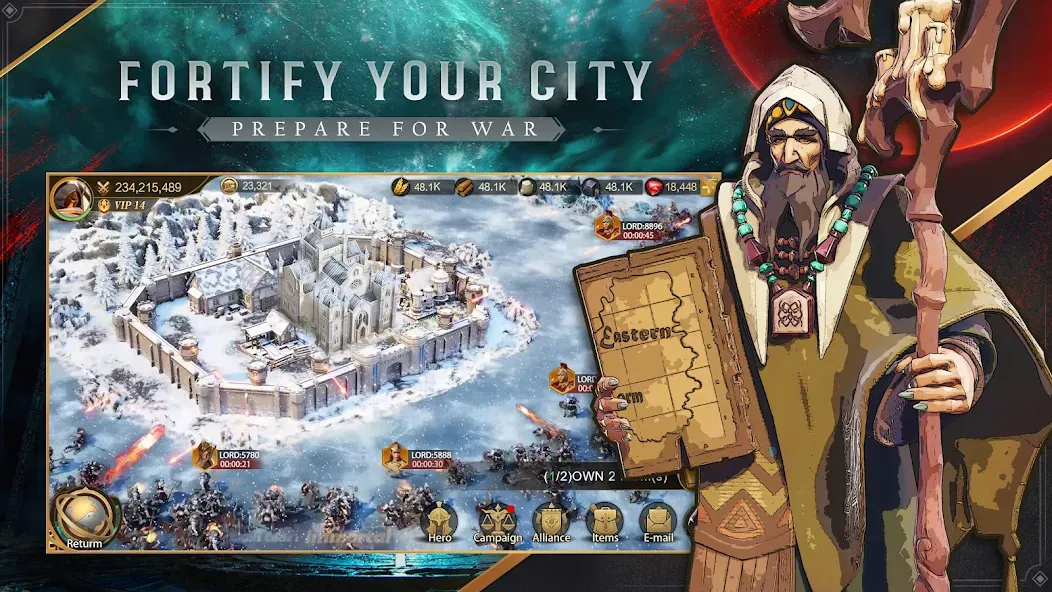 Land of Empires: Immortal (Лэнд оф Эмпайрс) [МОД: Все открыто, Дополнительные деньги и Меню MOD] Screenshot 2