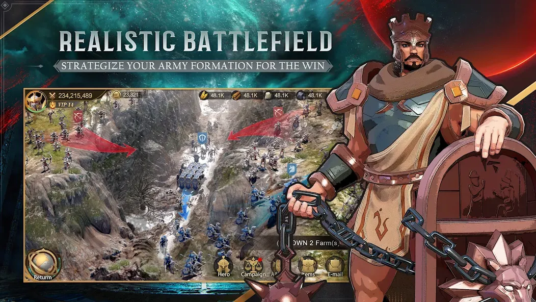Land of Empires: Immortal (Лэнд оф Эмпайрс) [МОД: Все открыто, Дополнительные деньги и Меню MOD] Screenshot 4