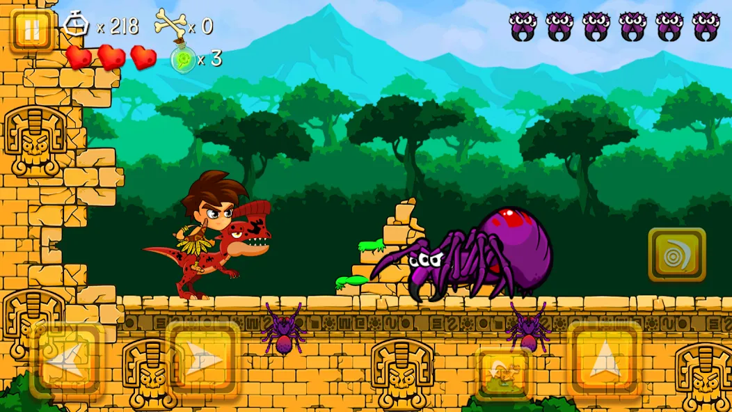 Super Warrior Dino Adventures (Супер Воин Дино Приключения) [МОД: Много денег, Монет и Все открыто] Screenshot 5