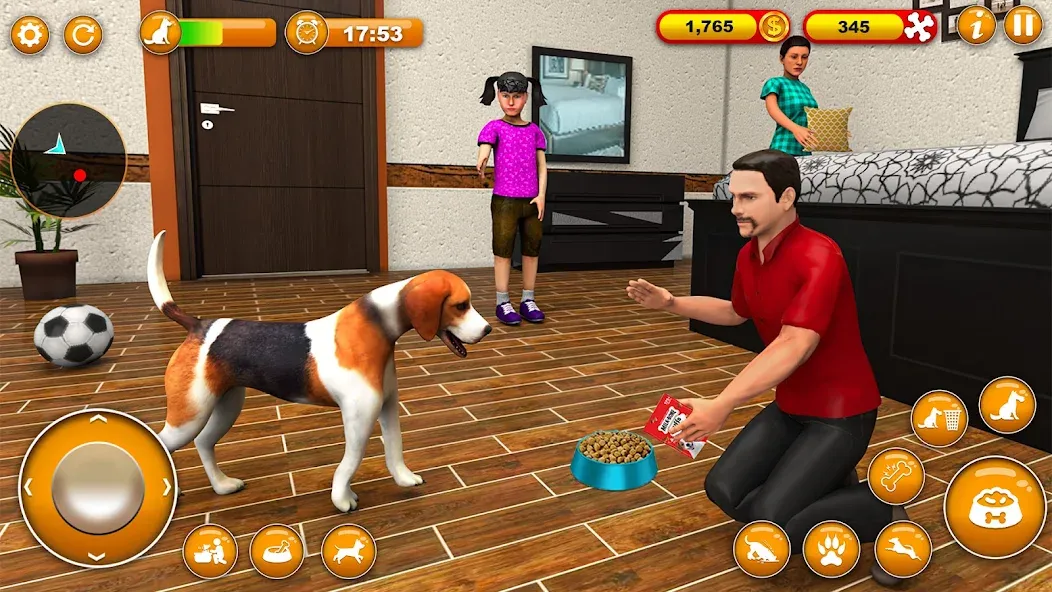 Pet Dog Family Adventure Games [МОД: Деньги, Монеты и Меню MOD] Screenshot 3