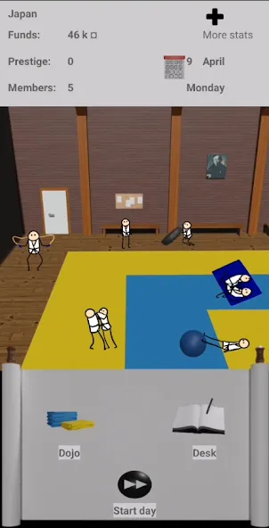 My Judo Dojo (Мой Дзюдо Додз Моя Дзюдо Додз) [МОД: Меню, Бесконечные монеты и Открытые уровни] Screenshot 3