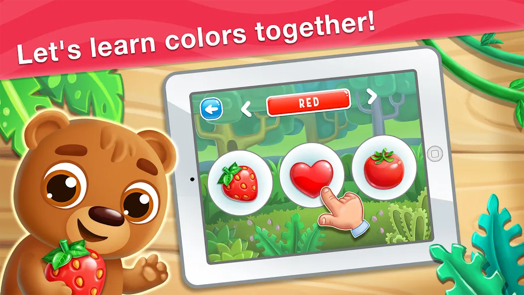 Colors learning games for kids [МОД: Много денег, Монет и Все открыто] Screenshot 1