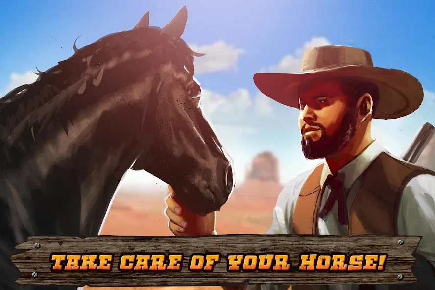 Cowboys Horse Racing Derby [МОД: Меню, Бесконечные монеты и Открытые уровни] Screenshot 2