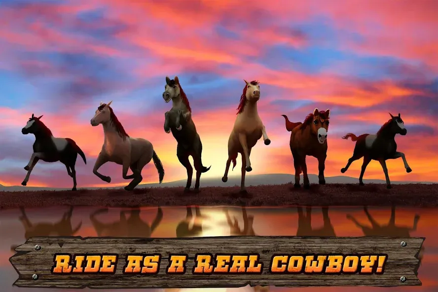 Cowboys Horse Racing Derby [МОД: Меню, Бесконечные монеты и Открытые уровни] Screenshot 5