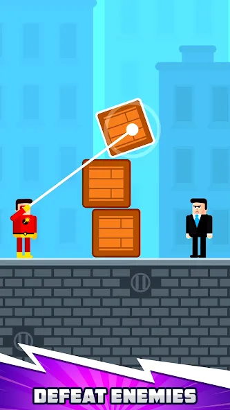 The Superhero League (Зе Суперхиро Лигующ) [МОД: Меню, Бесконечные монеты и Открытые уровни] Screenshot 1