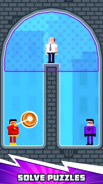 The Superhero League (Зе Суперхиро Лигующ) [МОД: Меню, Бесконечные монеты и Открытые уровни] Screenshot 2