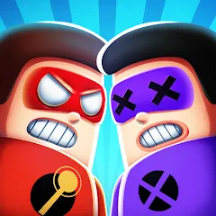 Скачать The Superhero League (Зе Суперхиро Лигующ) [МОД: Меню, Бесконечные монеты и Открытые уровни] | Взлом The Superhero League на Андроид