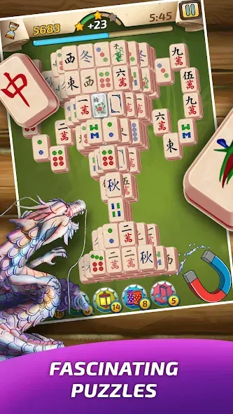 Mahjong Village [МОД: Деньги, Монеты и Меню MOD] Screenshot 1