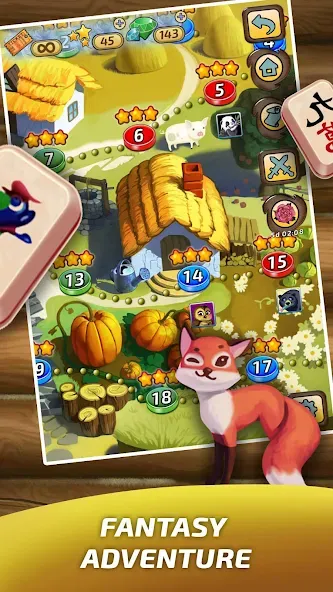 Mahjong Village [МОД: Деньги, Монеты и Меню MOD] Screenshot 2