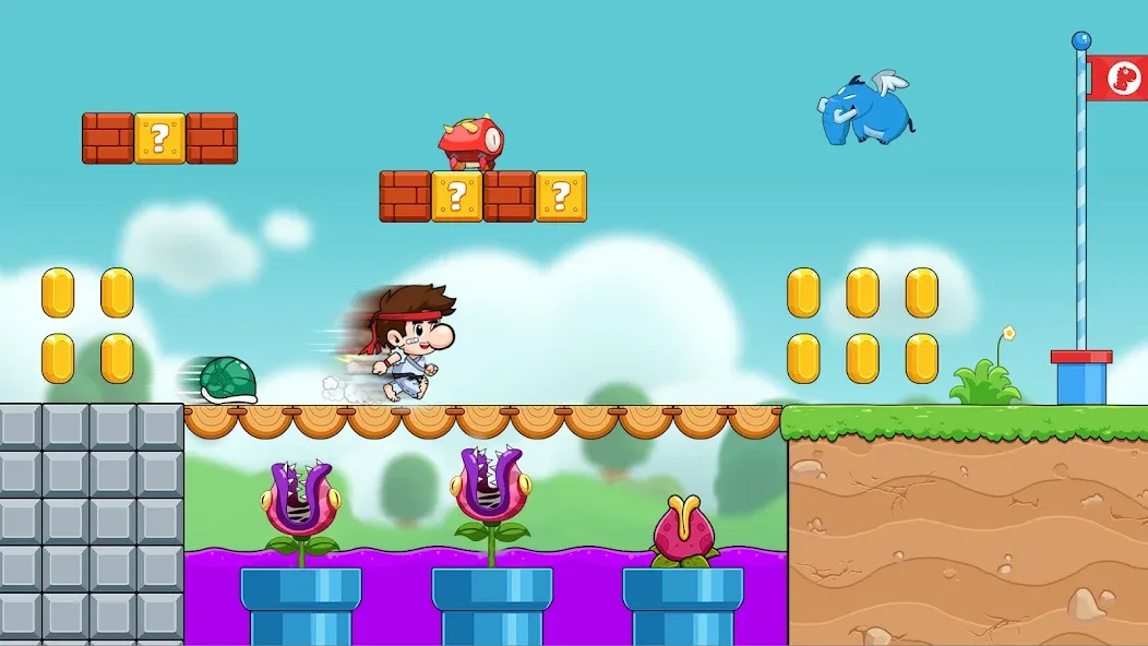 Bean's World Super: Run Games [МОД: Много денег, Монет и Все открыто] Screenshot 4