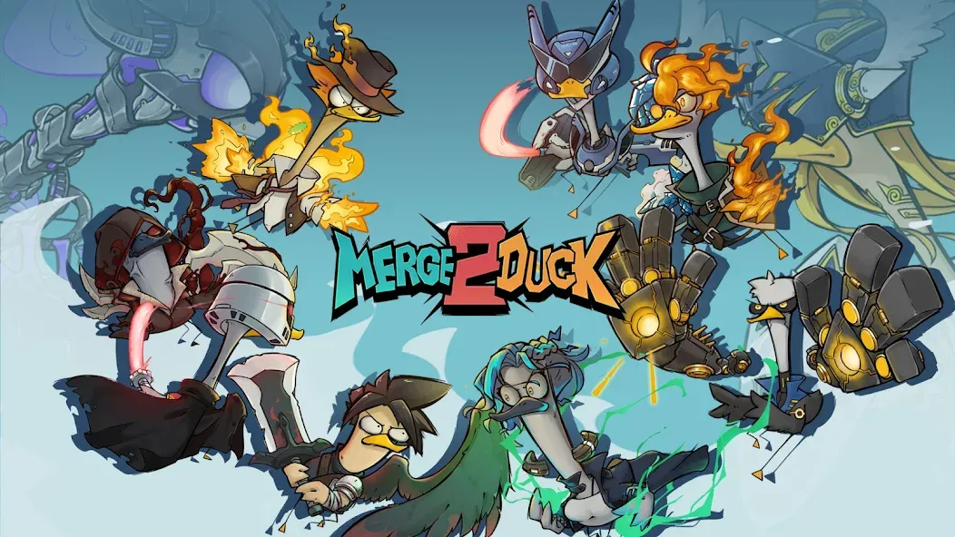 Merge Duck 2: Idle RPG (Мердж Дак 2) [МОД: Все открыто, Дополнительные деньги и Меню MOD] Screenshot 1