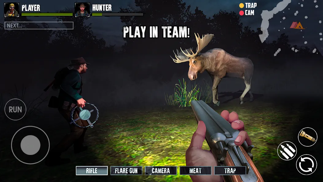 BIGFOOT: Yeti Hunt Multiplayer (Бигфут Охотник Симулятор Онлайн) [МОД: Много монет, Открытые уровни и Мега MOD] Screenshot 2