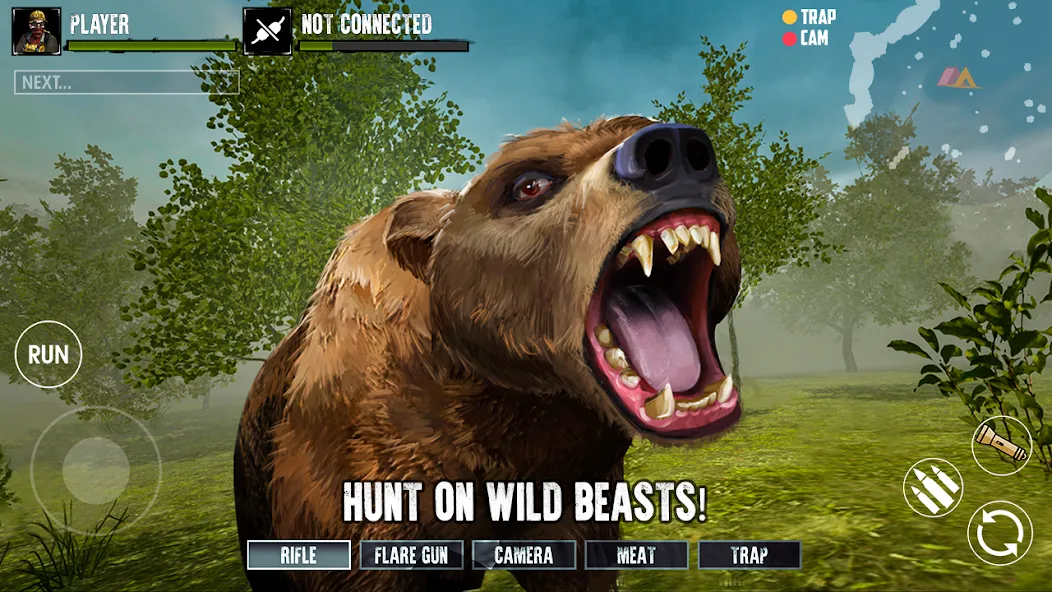 BIGFOOT: Yeti Hunt Multiplayer (Бигфут Охотник Симулятор Онлайн) [МОД: Много монет, Открытые уровни и Мега MOD] Screenshot 4
