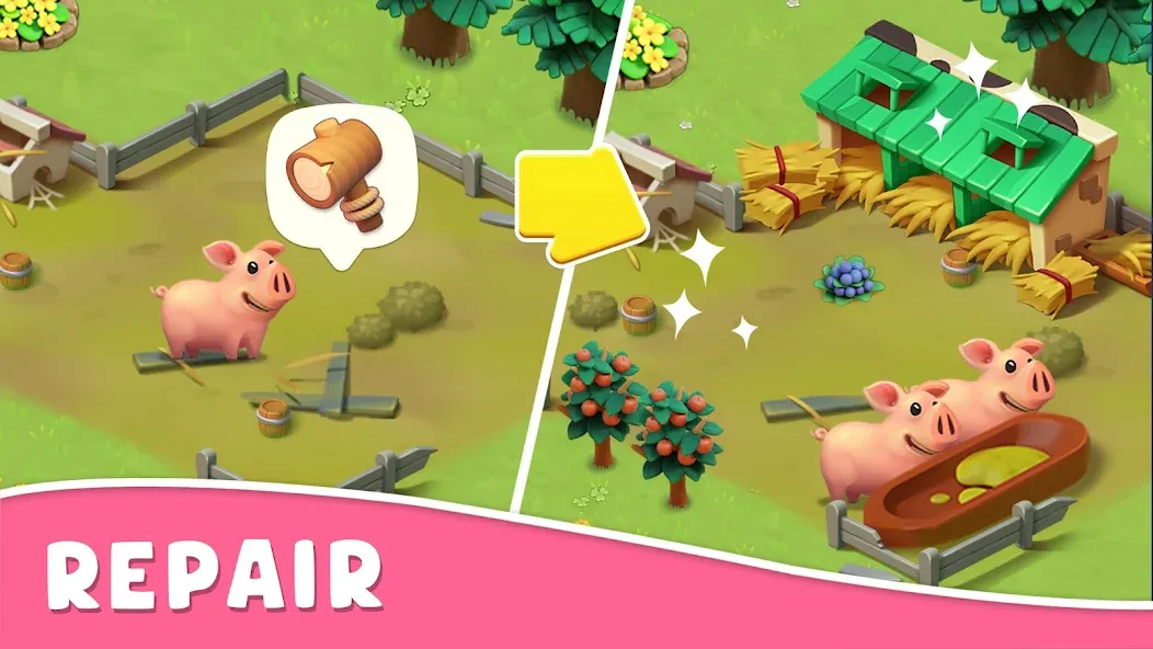 Coco Valley: Farm Adventure (Коко Валли) [МОД: Деньги, Монеты и Меню MOD] Screenshot 5