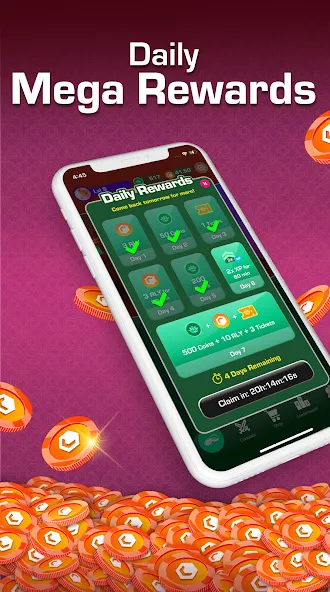 Carrom Blitz: Win Rewards (Карром Блиц) [МОД: Меню, Бесконечные монеты и Открытые уровни] Screenshot 4