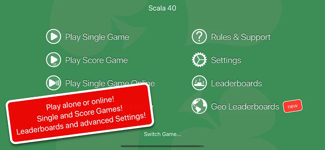 Scala 40 - Online or Alone (Скала 40) [МОД: Много денег, Монет и Все открыто] Screenshot 2