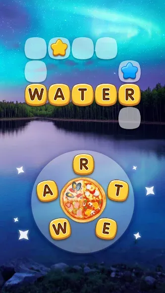 Word Pizza - Word Games [МОД: Много монет, Открытые уровни и Мега MOD] Screenshot 4