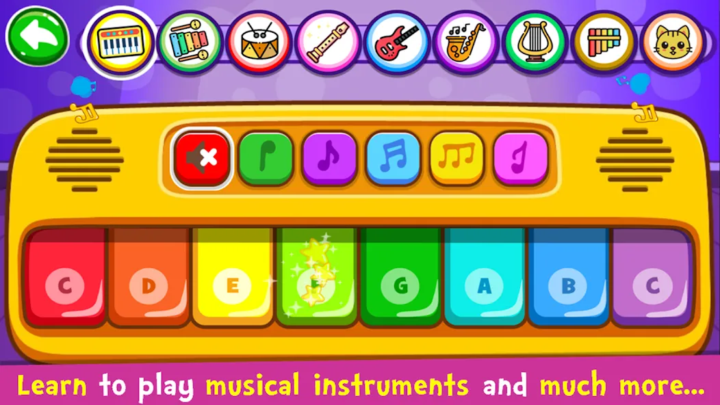 Piano Kids - Music & Songs [МОД: Много монет, Открытые уровни и Мега MOD] Screenshot 1