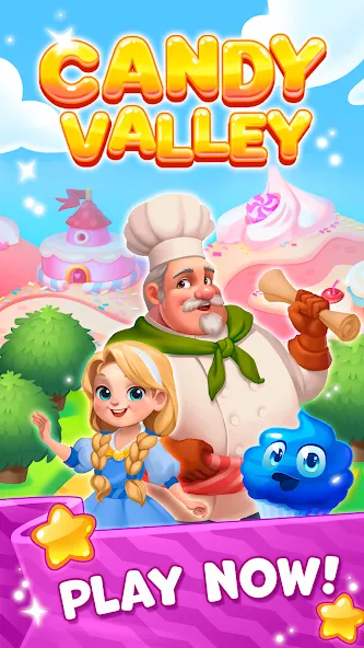 Candy Valley - Match 3 Puzzle [МОД: Бесконечные деньги, Монеты и Мега MOD] Screenshot 5