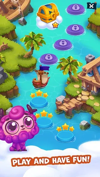 Pirate Treasures: Jewel & Gems [МОД: Много денег, Монет и Все открыто] Screenshot 1