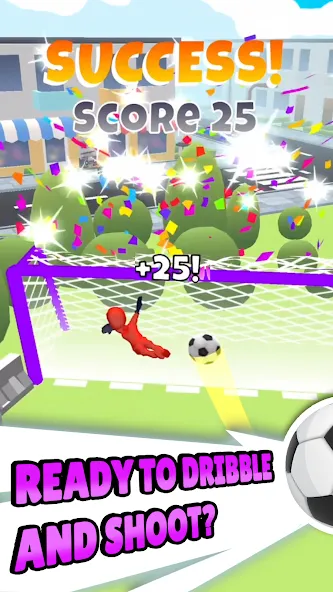 Crazy Kick! Fun Football game [МОД: Много денег, Монет и Все открыто] Screenshot 2