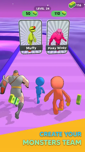 Monster Draft (Монстер Драфт) [МОД: Все открыто, Дополнительные деньги и Меню MOD] Screenshot 1
