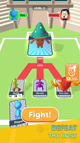 Monster Draft (Монстер Драфт) [МОД: Все открыто, Дополнительные деньги и Меню MOD] Screenshot 3