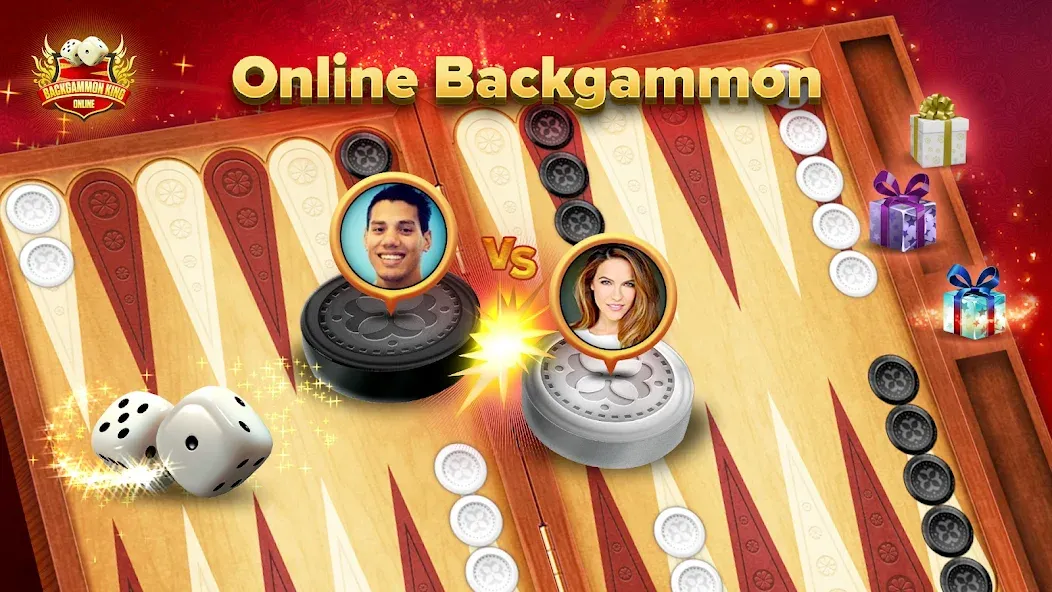Backgammon King Online [МОД: Бесконечные деньги, Монеты и Мега MOD] Screenshot 1