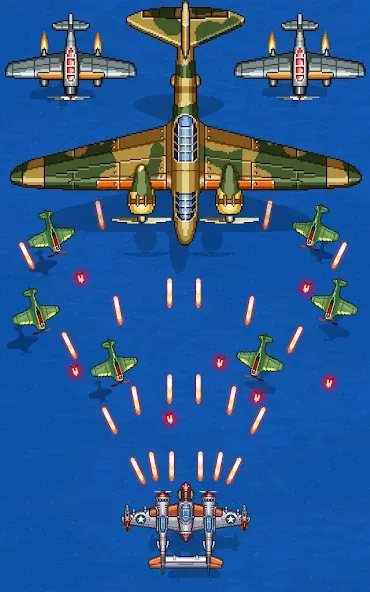 1945 Air Force: Airplane games (тысяча девятьсот сорок пять) [МОД: Бесконечные деньги, Монеты и Мега MOD] Screenshot 3