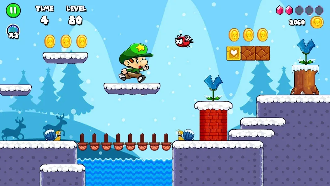 Bob Run: Adventure run game (Боб Ран) [МОД: Все открыто, Дополнительные деньги и Меню MOD] Screenshot 3