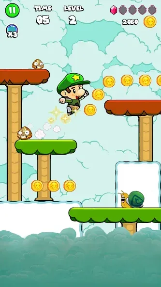 Bob Run: Adventure run game (Боб Ран) [МОД: Все открыто, Дополнительные деньги и Меню MOD] Screenshot 5