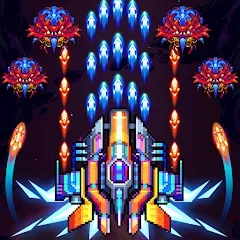 Скачать Galaxiga Arcade Shooting Game (Галаксига) [МОД: Меню, Бесконечные монеты и Открытые уровни] | Взлом Galaxiga Arcade Shooting Game на Андроид