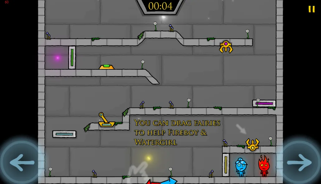 Fireboy & Watergirl FairyTales [МОД: Меню, Бесконечные монеты и Открытые уровни] Screenshot 2