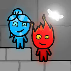 Скачать Fireboy & Watergirl FairyTales [МОД: Меню, Бесконечные монеты и Открытые уровни] | Взлом Fireboy & Watergirl FairyTales на Андроид