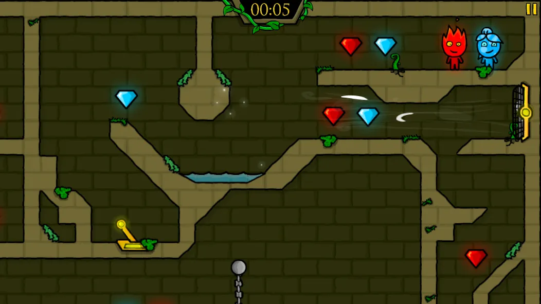 Fireboy & Watergirl: Forest [МОД: Бесконечные деньги, Монеты и Мега MOD] Screenshot 5
