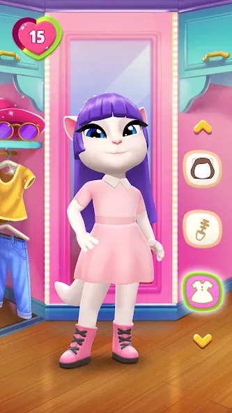 My Talking Angela 2 [МОД: Много денег, Монет и Все открыто] Screenshot 1