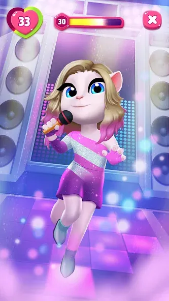 My Talking Angela 2 [МОД: Много денег, Монет и Все открыто] Screenshot 3