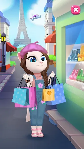 My Talking Angela 2 [МОД: Много денег, Монет и Все открыто] Screenshot 4